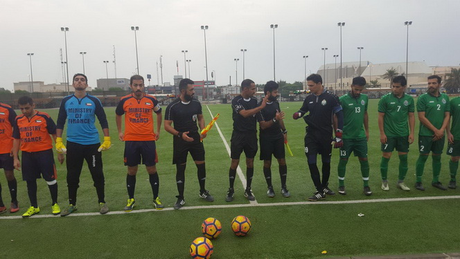 فوز الكهرباء والاطفاء والاوقاف والجامعة والحرس والتربية في الاسبوع الأول لدوري الوزارات